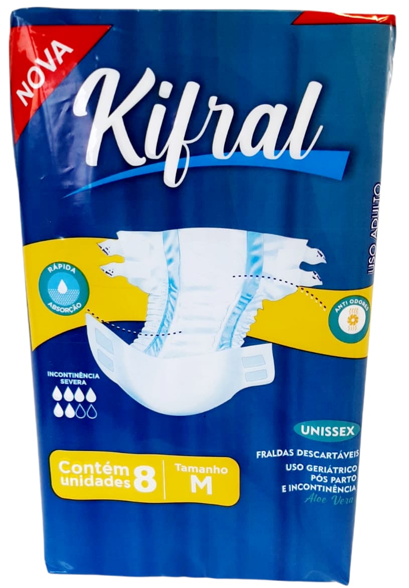 Fralda geriátrica com elástico